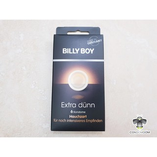 Bao cao su Billy Boy Extra Dunn siêu mỏng hộp 6 chiếc