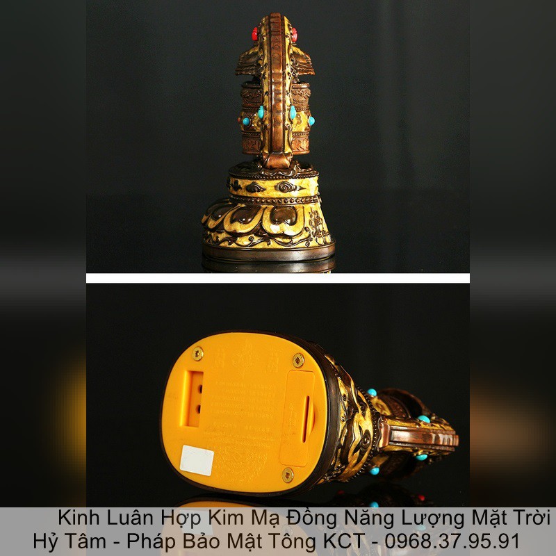 Kinh Luân Hợp Kim Mạ Đồng Năng Lượng Mặt Trời Để Bàn, Để ÔTô Có Pin Đi Kèm