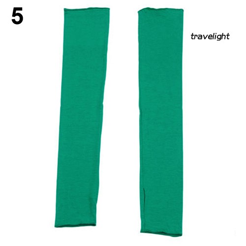 Găng Tay Cotton Dài Hở Ngón Giữ Ấm Chống Nắng