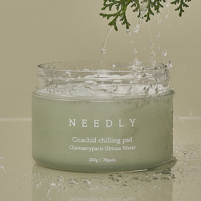 Toner dạng miếng NEEDLY Cicachid Chilling 70 Pads/200g