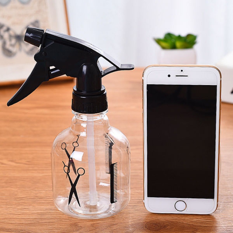 Bình Xịt Nước Bằng Nhựa Trong Suốt Dung Tích 250ml Tiện Dụng Cho Salon Tóc