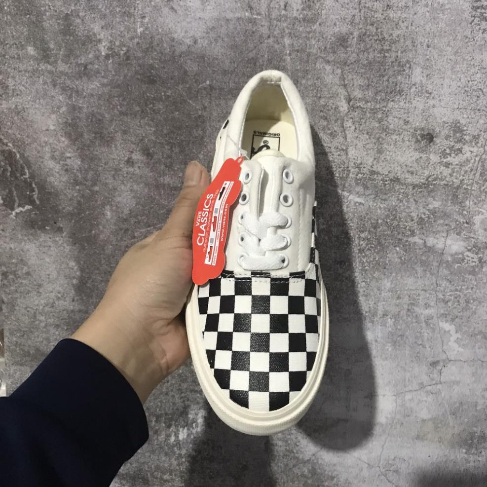 ⚡𝗕𝗜𝗚 𝗦𝗔𝗟𝗘⚡ Giày Vans caro buộc dây hàng đẹp full box bill dành cho nam nữ freeship