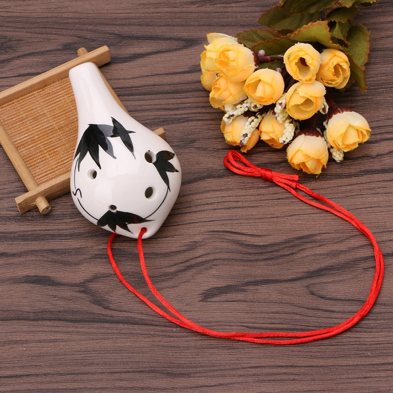 Kèn Ocarina Gốm 6 Lỗ Chuyên Nghiệp Cho Nhạc Cụ Sáo