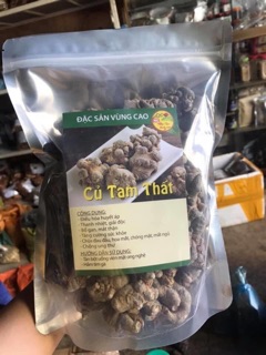 500g CỦ TAM THẤT BẮC GIÀ NẠC, DƯỠNG CHẤT CAO