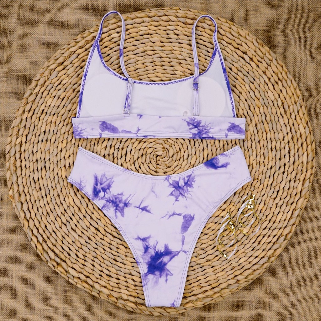 Bộ đồ tắm bikini 2 mảnh H146 thiết kế nâng ngực màu gradient thời trang cho phái nữ | BigBuy360 - bigbuy360.vn
