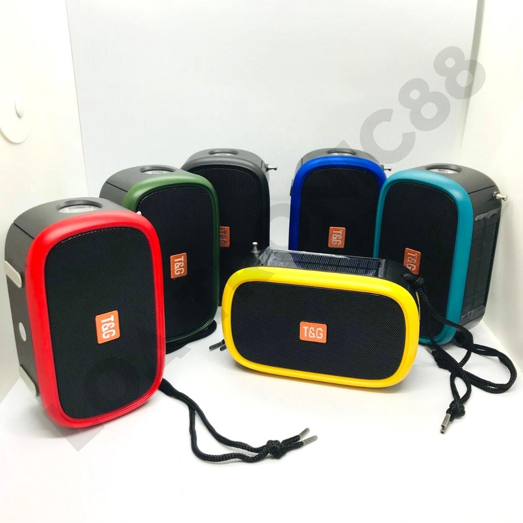 Loa Bluetooth TG632 Nhỏ Gọn Tích Hợp Đèn Pin Năng Lượng Mặt Trời