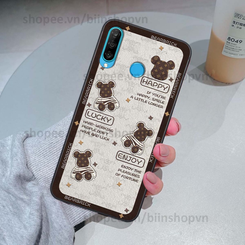 Ốp Huawei Nova 4e / P30 Lite hình gấu bear brick đẹp độc lạ, thời trang, cá tính