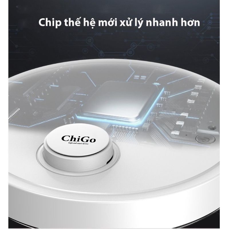 Robot hút bụi lau nhà thông minh thế hệ mới Chigo OB12 - Ahamarket