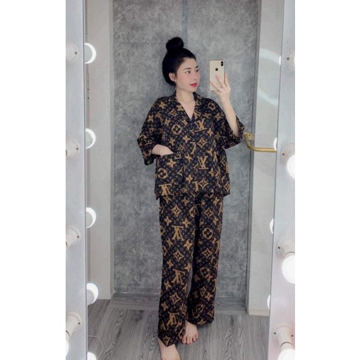 PIJAMA LỤA CÁNH DƠI ĐỒ NGỦ MẶC NHÀ CAO CẤP