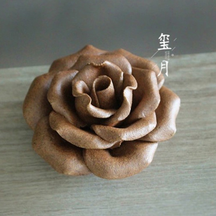 Bông Hoa Gốm Mini Dùng Để Cắm Nhang Trầm Hương, Để Bàn Trà