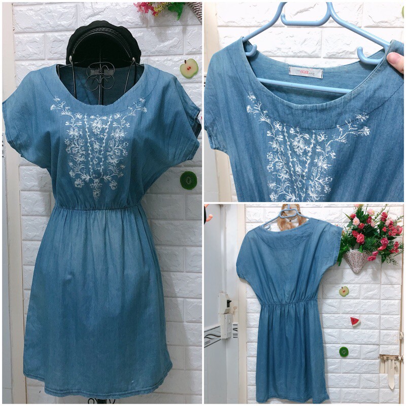 Đầm jean denim thần thánh cập bến