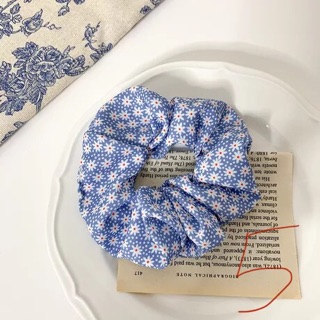(CÓ SẴN/ ẢNH THẬT) Cột tóc vải Scrunchies nhiều họa tiết