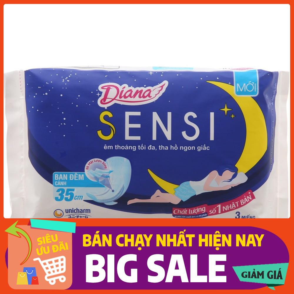 1 Gói Diana Sensi Ban Đêm 35cm (3 Miếng)