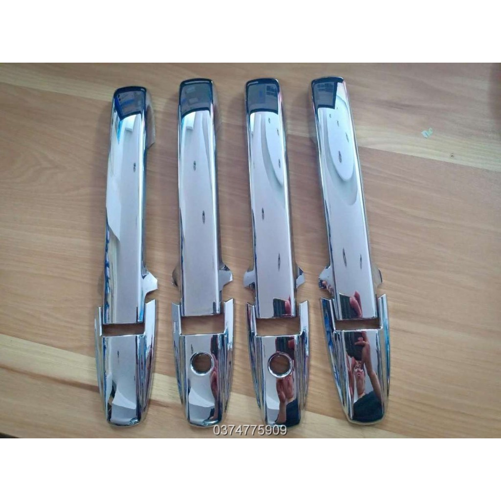 Ốp tay- hõm cửa Brio 2019, mạ crom sang trọng