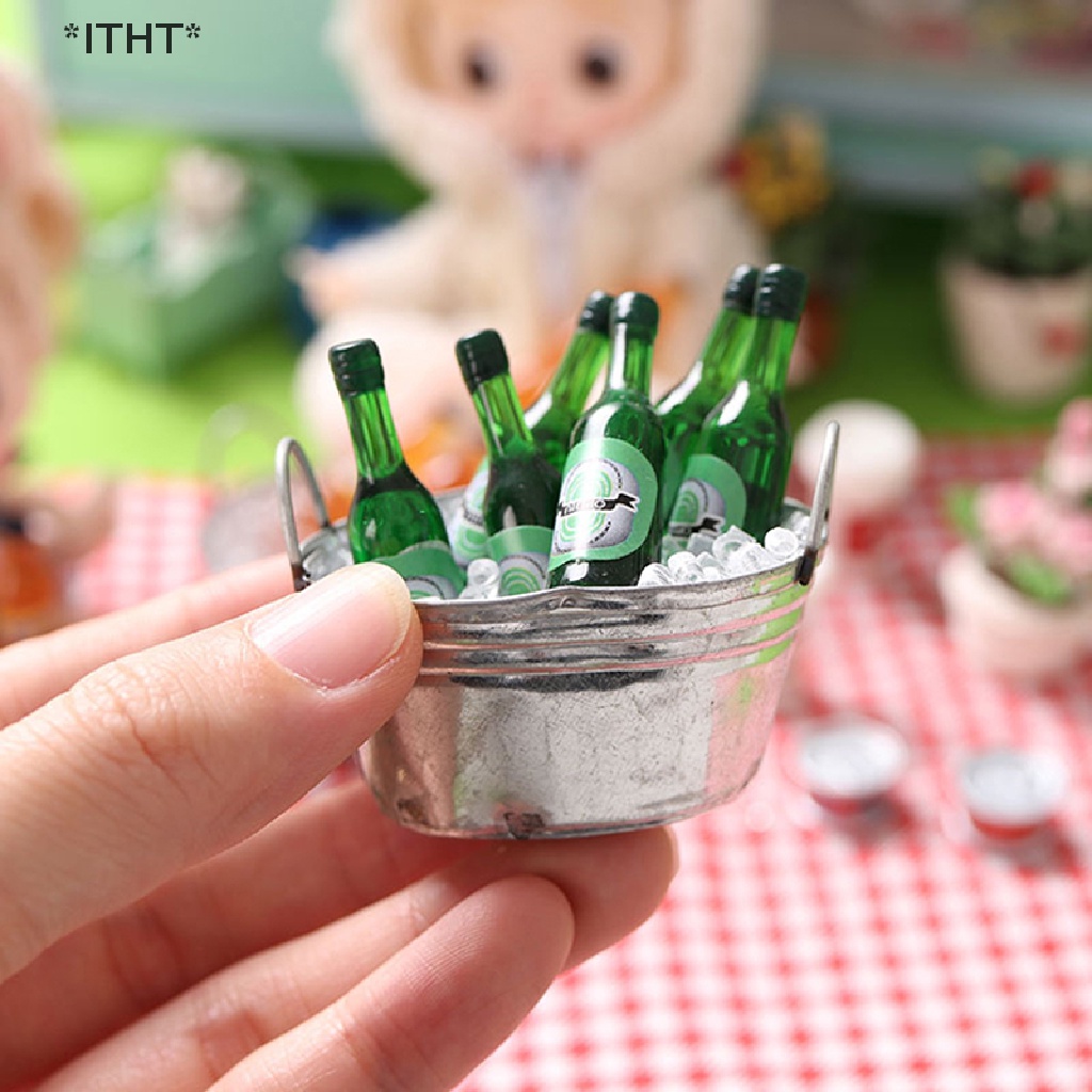 Mô Hình Chai Bia Trang Trí Nhà Búp Bê Tỉ Lệ 1: 12