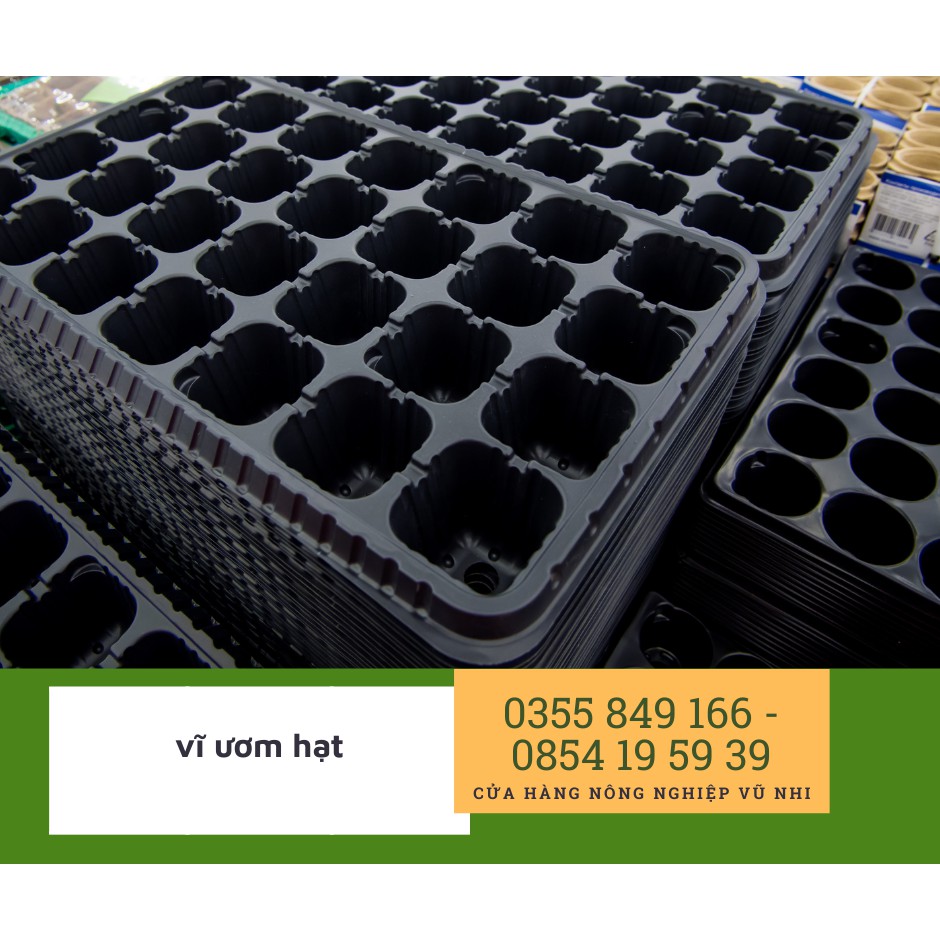 Khay ươm hạt giống 104 lỗ/khay dày đẹp