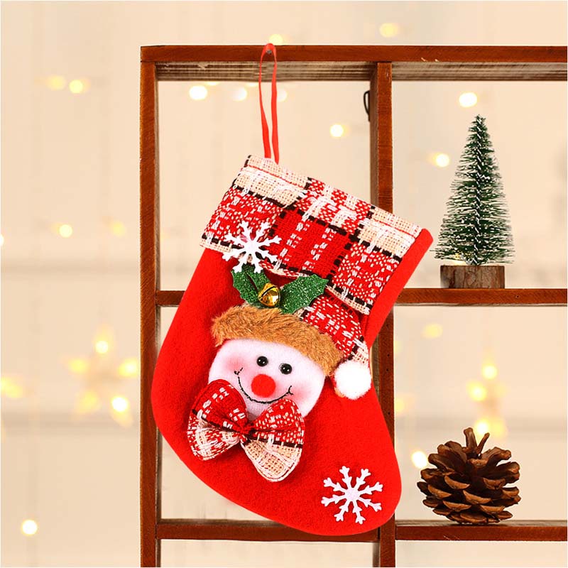 Túi đựng kẹo hình ông già Noel/người tuyết/người tuyết/tuần lộc