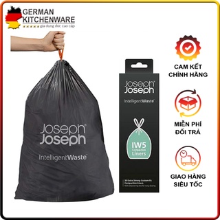 🇩🇪 Hộp 20 túi đựng rác 20l lót thùng Joseph Joseph IW5 30028 túi đựng rác Dây rút đóng mở dễ dàng 🇩🇪