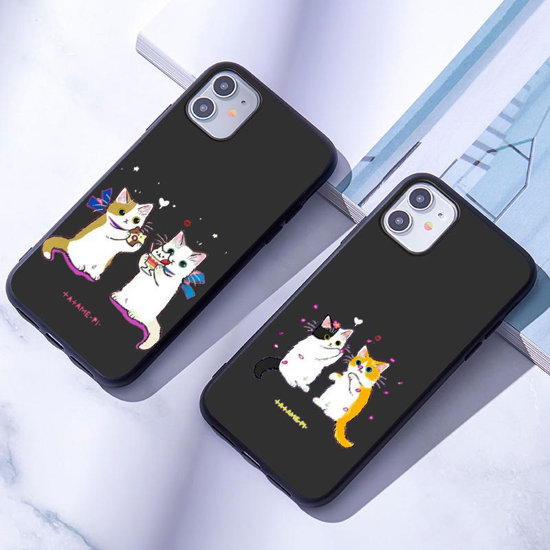 Ốp Lưng Xiaomi Redmi Note 6 6A 7 7A 8 8A 9 9A 9C 9T 10 Pro Max Vỏ Bảo Vệ Vỏ Điện Thoại Mềm Cute cat