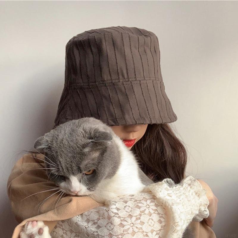 Mũ bucket hai mặt thời trang nữ phong cách Hàn Quốc