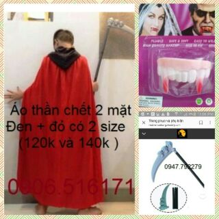 Bộ áo thần chết halloween