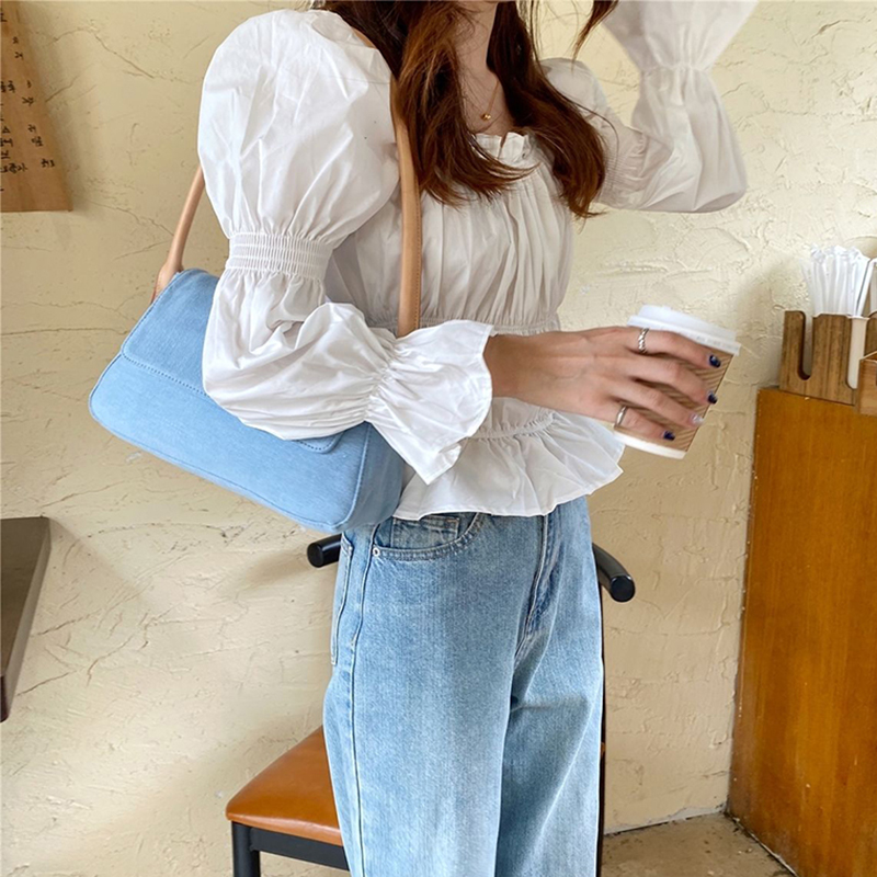 Túi xách IELGY vải denim phong cách cá tính