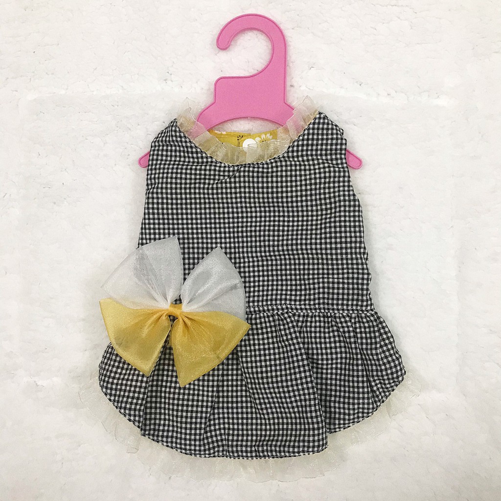 Áo Chó Mèo - Đầm Nơ Princess Cao Cấp