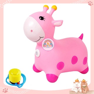 Thú Nhún LẠC ĐÀ Bơm Hơi Nội Địa Cao Cấp, Chính Hãng (Có Nhạc + Tặng Kèm Bơm)