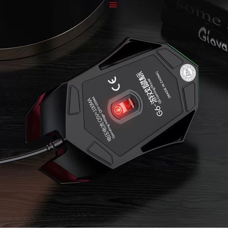 Chuột Máy Tính PC Laptop Có Dây Gaming Làm Việc YINOIAO G6 LED RGB Tự Động Đổi Màu Bản Đặc Biệt Cao Cấp Chơi Game