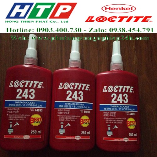Hướng dẫn sử dụng keo loctite 243-50ml