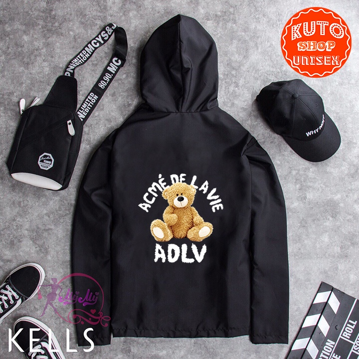 ÁO KHOÁC DÙ ADLV 2 Lớp in Pet siêu bền