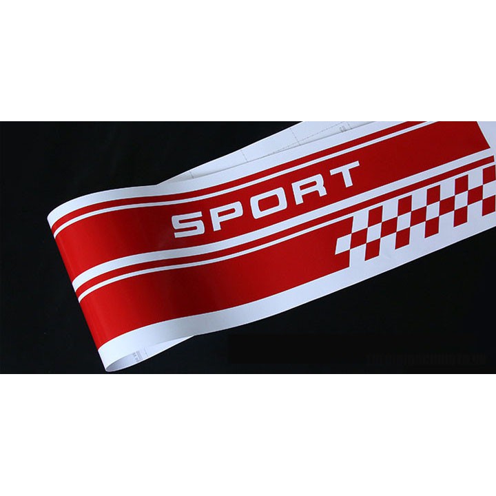 Dải Tem Sport Dán Trang Trí Sườn Xe ô Tô Ms-197