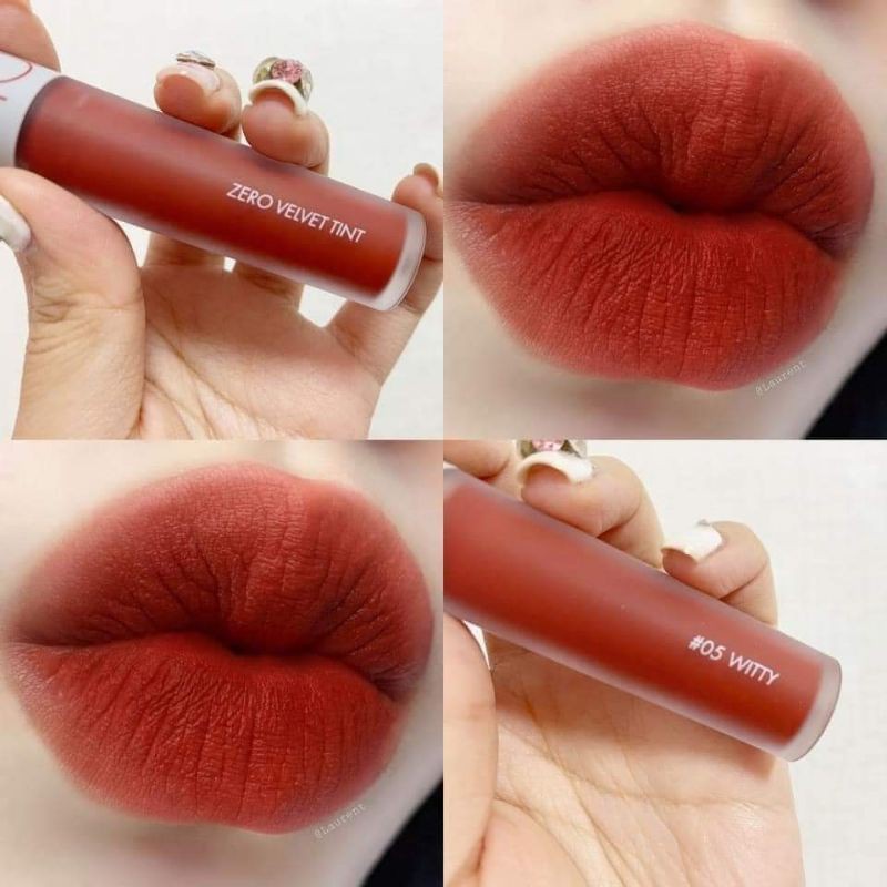 Son Kem Lì, Mịn Mượt Như Nhung Romand Milk Tea Velvet Tint, Zero velvet tint, Juicy lasting tint, glasting water tint