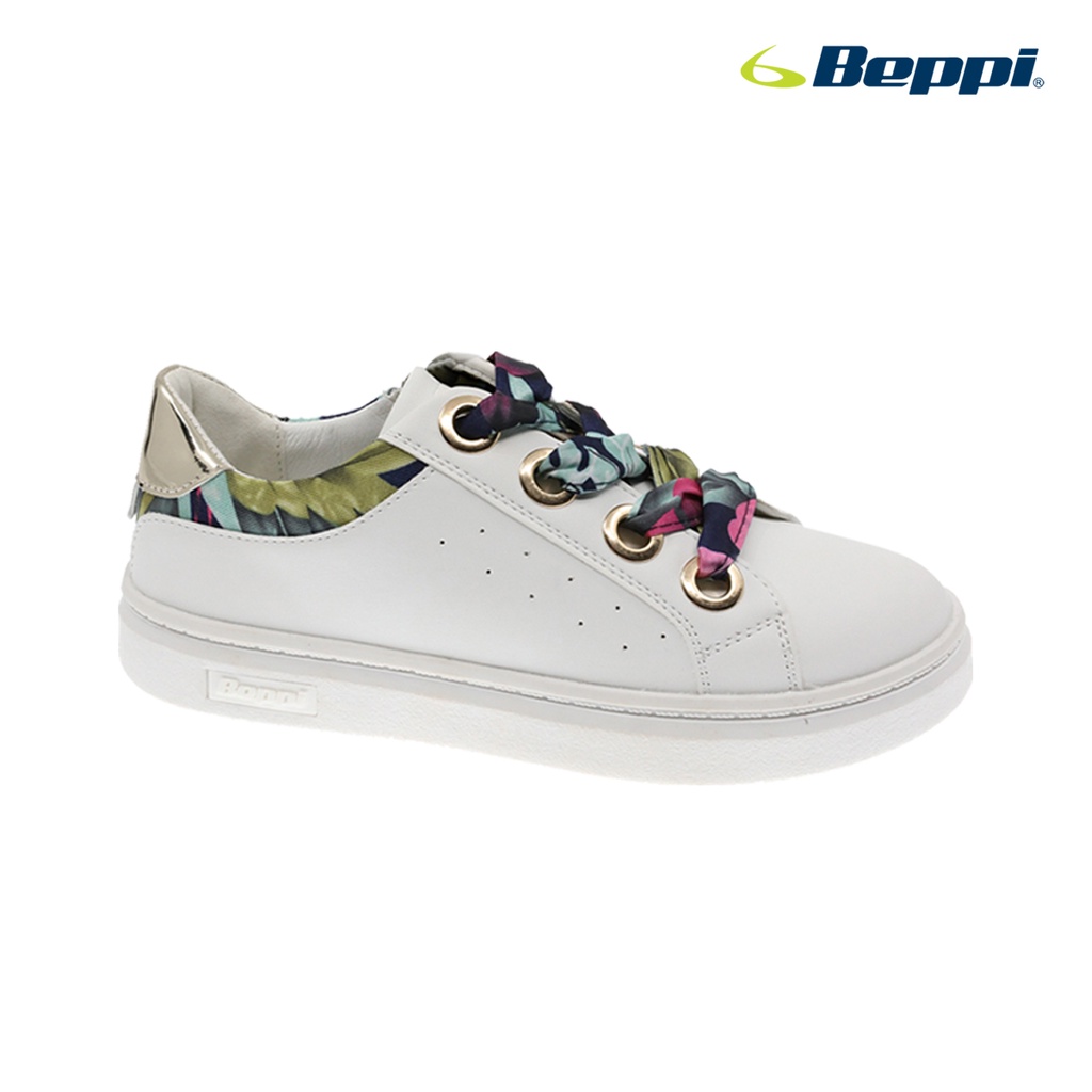 Giày Sneaker Dây Hoa cho Bé Gái BEPPI SNJ2183810 - White