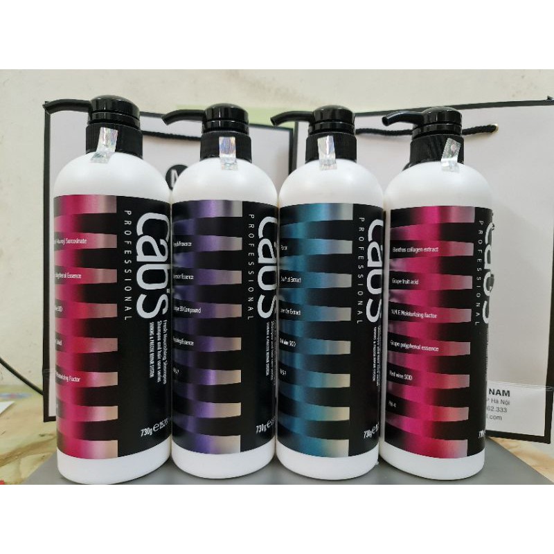 Dầu gội xả nuôi dưỡng, giảm gàu, chống rụng tóc Cab's 750ml