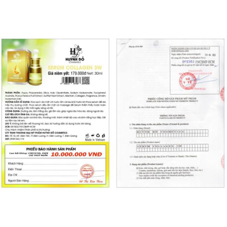 Combo face vip & serum trắng da Huỳnh Đỗ