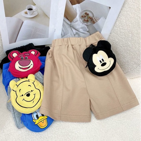 Hàng Mới Về Quần Short Dáng Rộng In Họa Tiết Hoạt Hình Ba Chiều Thoải Mái Phong Cách Hàn Quốc Thời Trang Mùa Hè Dành Cho Bé Trai