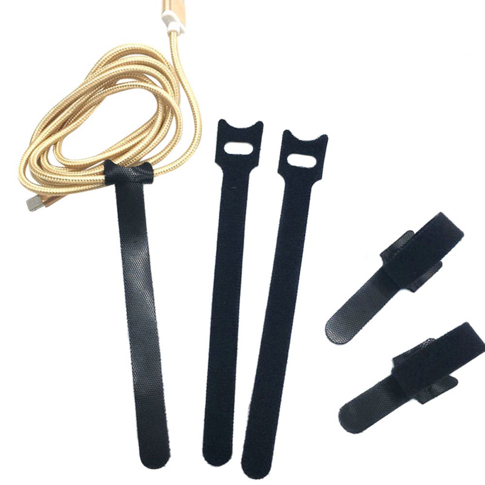 Set 50 Dây Nylon Buộc Dây Cáp 15x1.2cm Có Thể Tái Sử Dụng