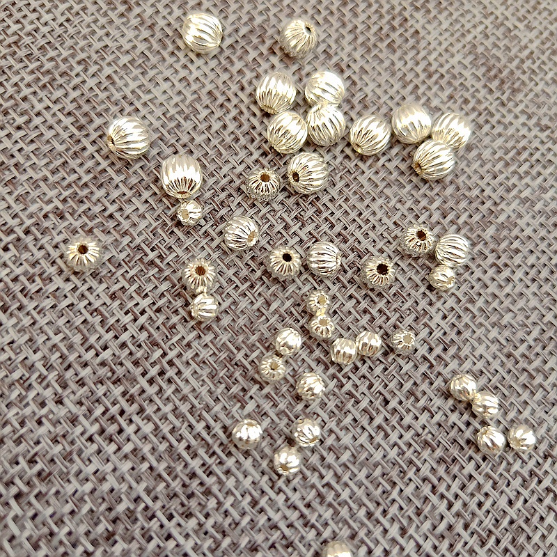 Hạt Xỏ Lỗ Hình Bí Ngô/ Dưa Hấu Màu Sắc Xinh Xắn Dùng Làm Trang Sức Thủ Công DIY