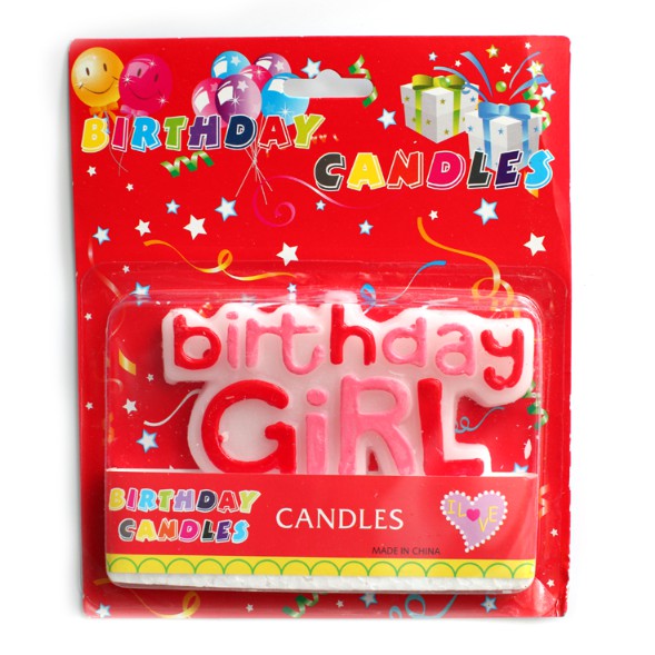 Nến chữ Birthday GIRL