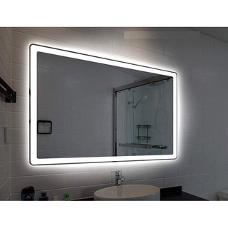 GƯƠNG ĐÈN LED VIỀN TRONG CÓ CẢM ỨNG 💎 GƯƠNG CHỮ NHẬT  ĐÈN LED PHUN CÁT VIỀN TRONG+ CẢM ỨNG 💎