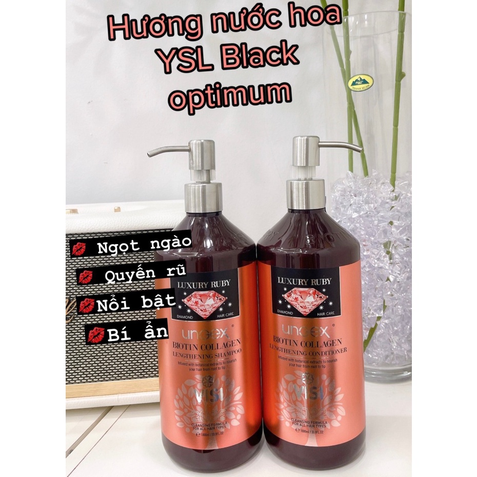 Dầu Gội Xả BIOTIN & COLLAGEN Luxury Perfum - Hương Nước Hoa Đủ 5 Mùi