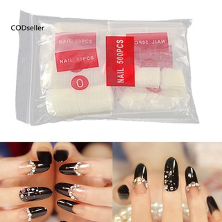 Set 500 móng tay giả trang trí làm móng nghệ thuật