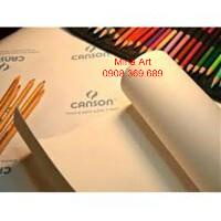 3 Tờ Giấy vẽ màu nước CANSON định lượng 200gsm, Size A1 (594 x 841 mm)