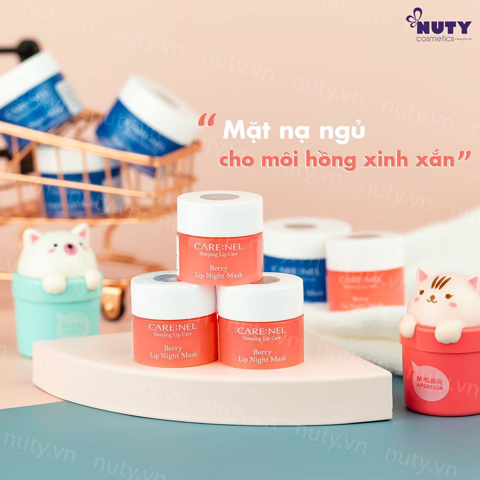 [MẪU MỚI] Mặt Nạ Ngủ Môi Mini Care: nel Lip Sleeping Mask (5g)