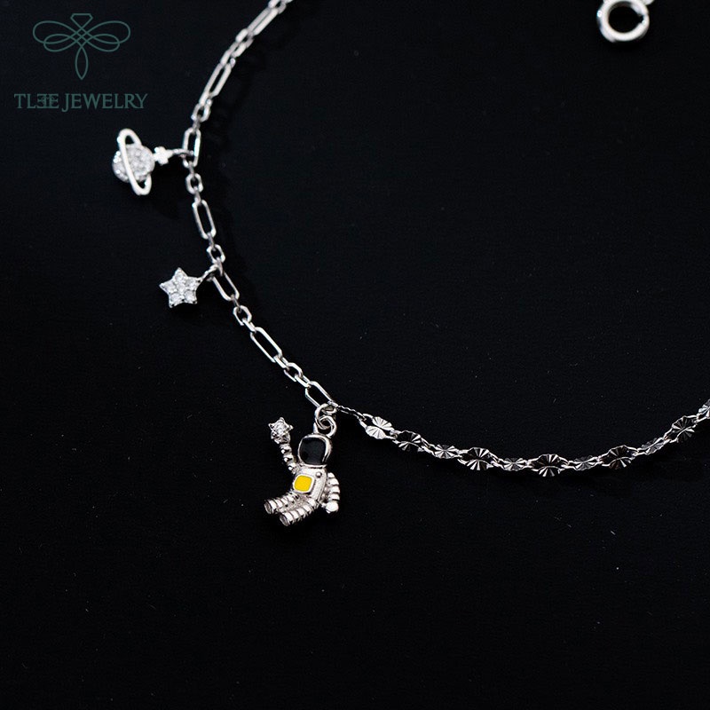 Lắc tay bạc nữ TLEE mẫu phi hành gia TleeJewelry