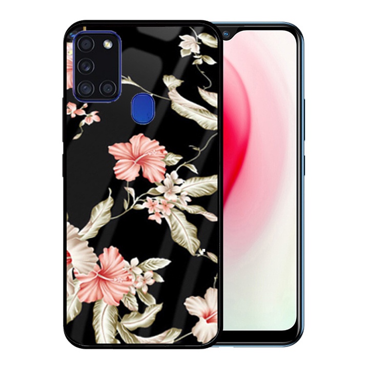 &quot;Ốp lưng Samsung A21s &quot; Mặt kính 3D sang trọng_Không Nhòe, Không Phai Hình ( Tim shop )