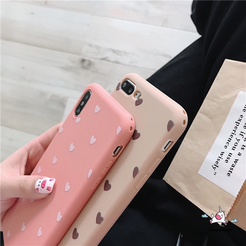 Ốp điện thoại bằng TPU silicon họa tiết trái tim màu kẹo cho iPhone 11 8 7 6 6s Plus X XR XS MAX 11Pro Max SE 2020 | BigBuy360 - bigbuy360.vn