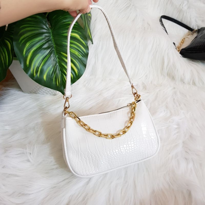 (T13) TÚI KẸP NÁCH XÍCH VÀNG HOTTREND 2020