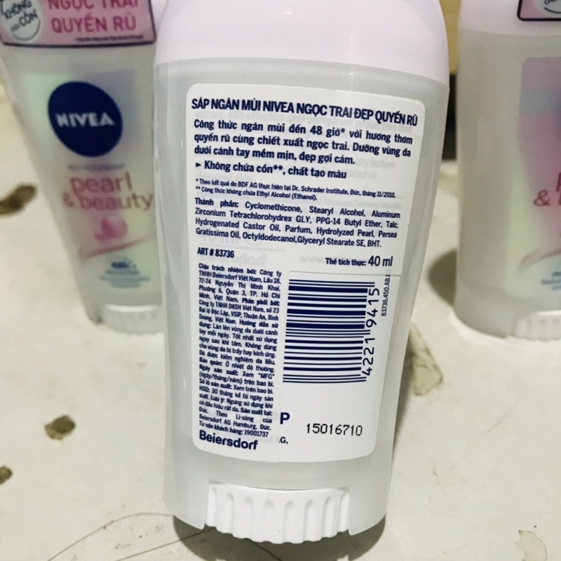 Sáp Lăn Nách Khử Mùi Nivea 40ml [ HÀNG CHÍNH HÃNG]